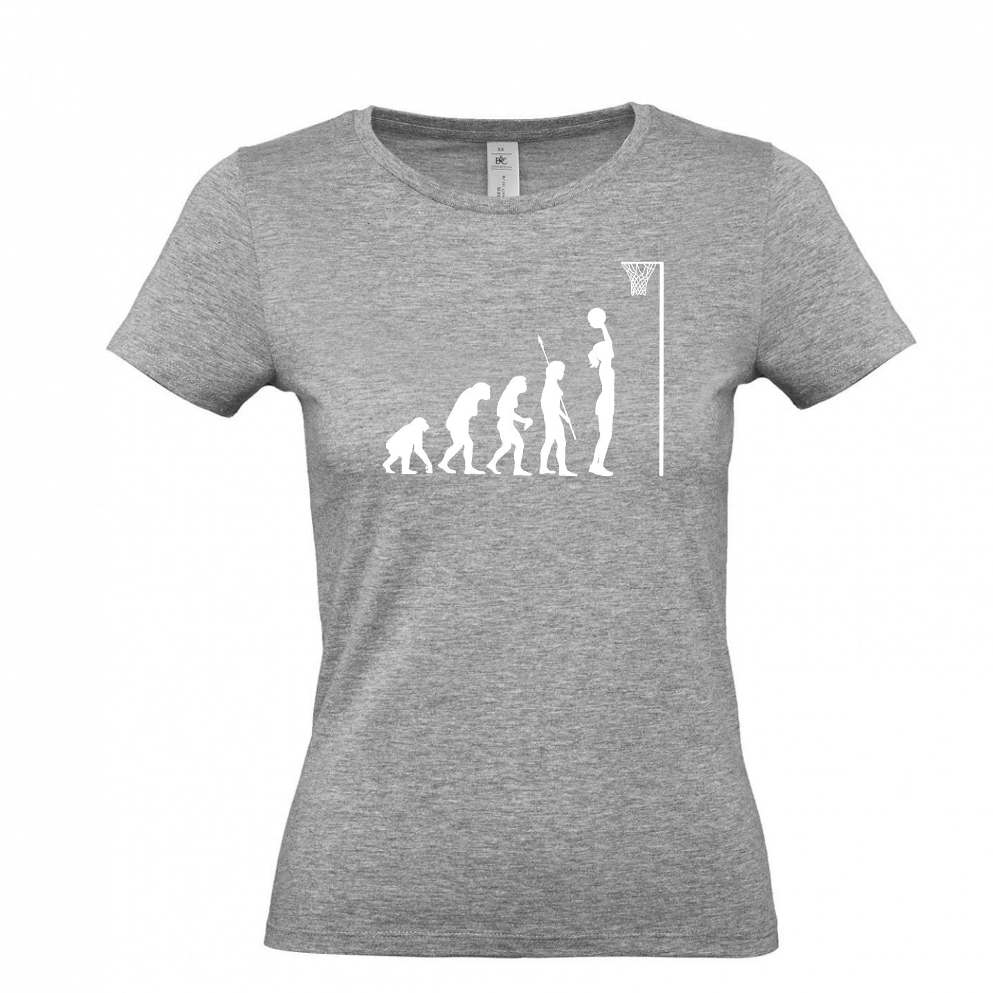 Evolution of Netball T-Shirt for Teens/Adults - Scarf Monkey