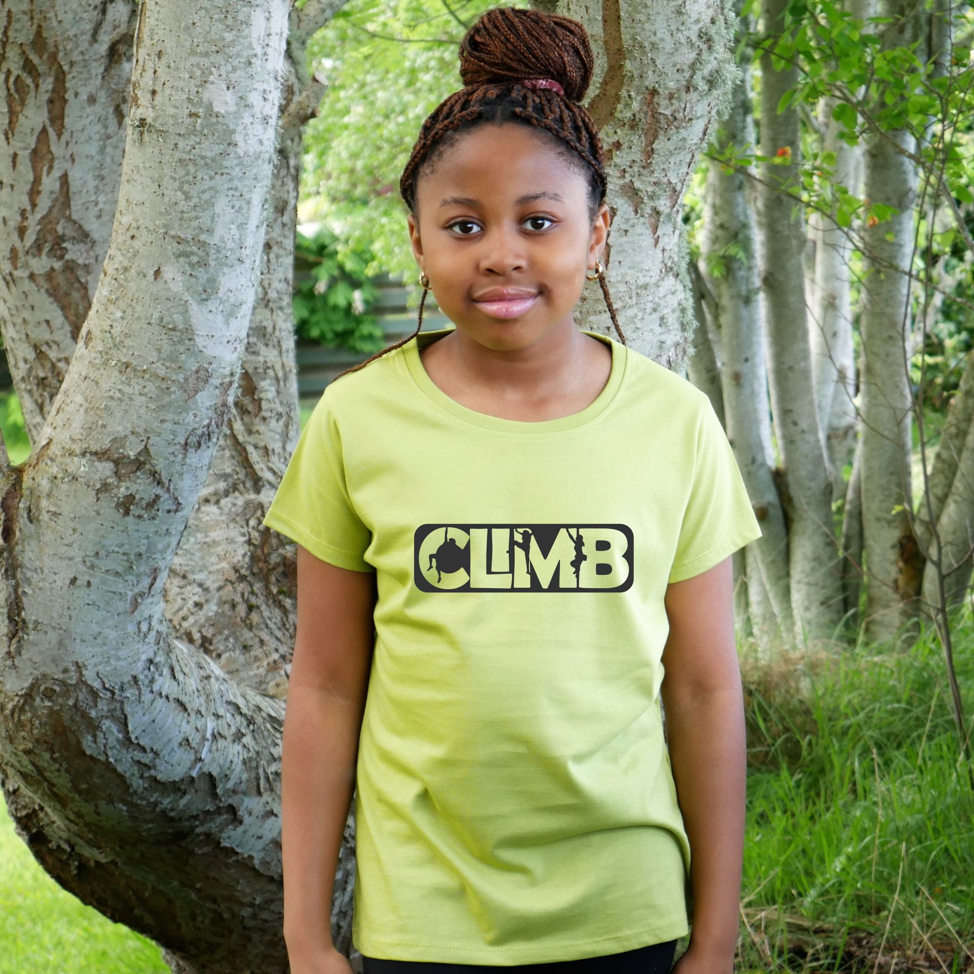 NEW! Climb! Organic Cotton Girls T-Shirt