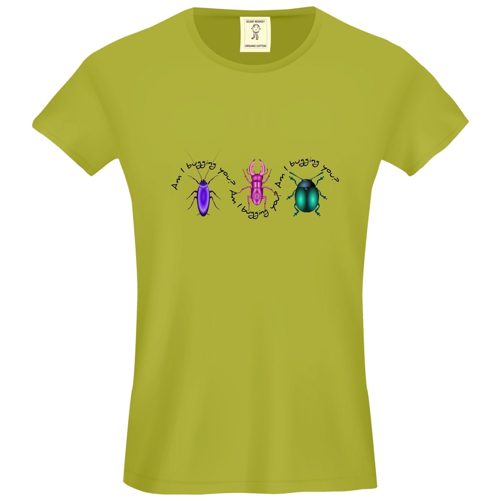 Am I Bugging You? Organic Cotton Girls T-Shirt - Scarf Monkey