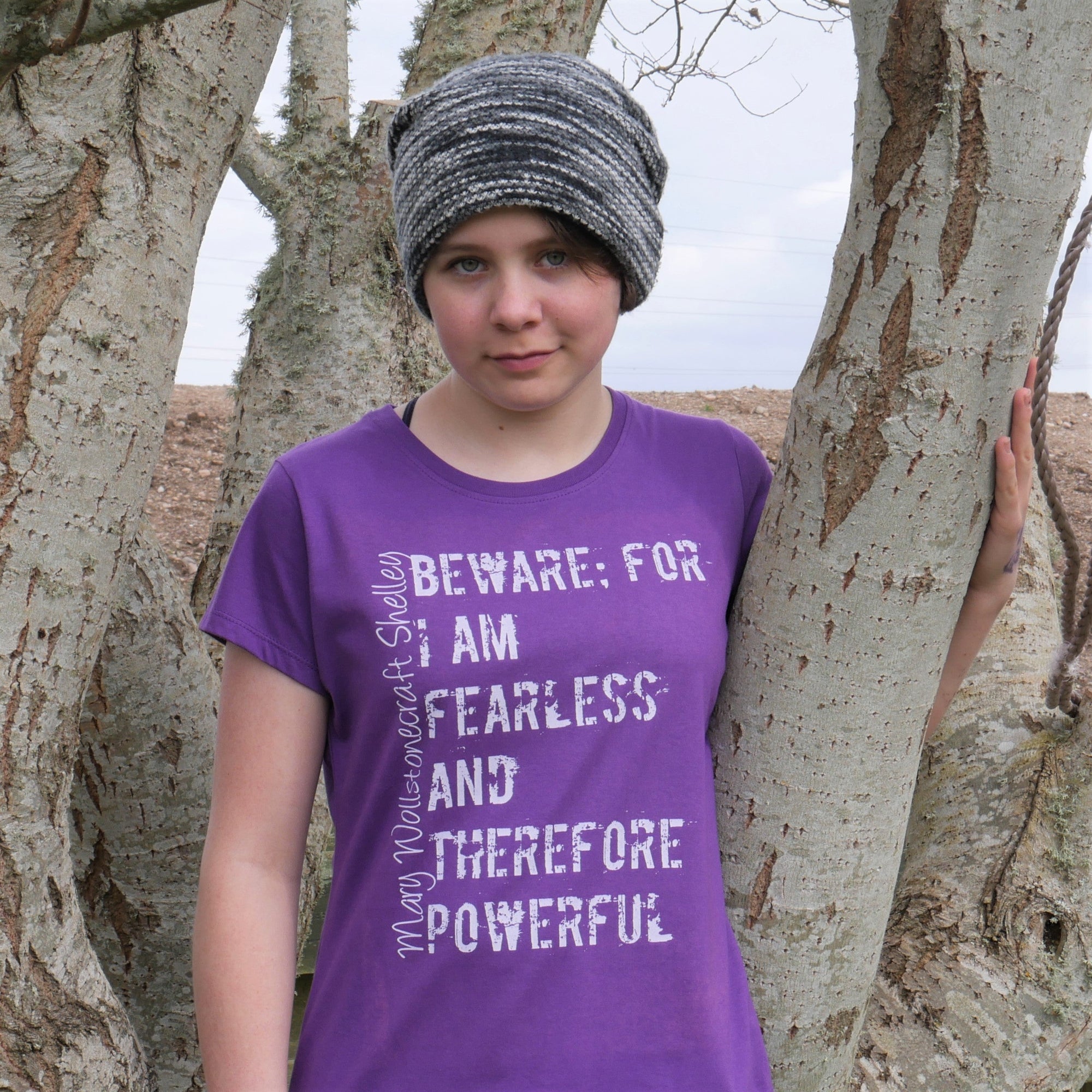 Beware For I am Fearless and Therefore Powerful - T-Shirt for Teens/Adults - Scarf Monkey