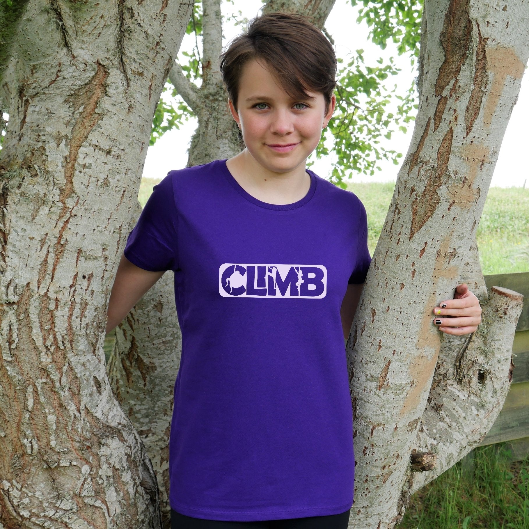 Climb! T-Shirt for Teens/Adults - Scarf Monkey