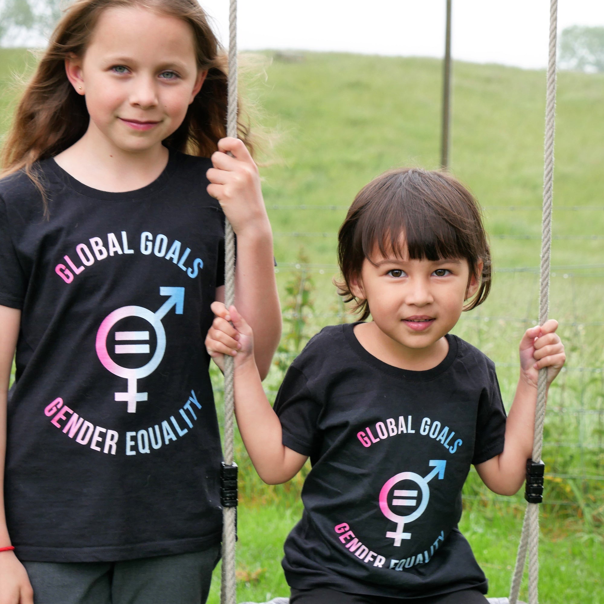Gender Equality Global Goals Organic Cotton Girls T-Shirt - Scarf Monkey