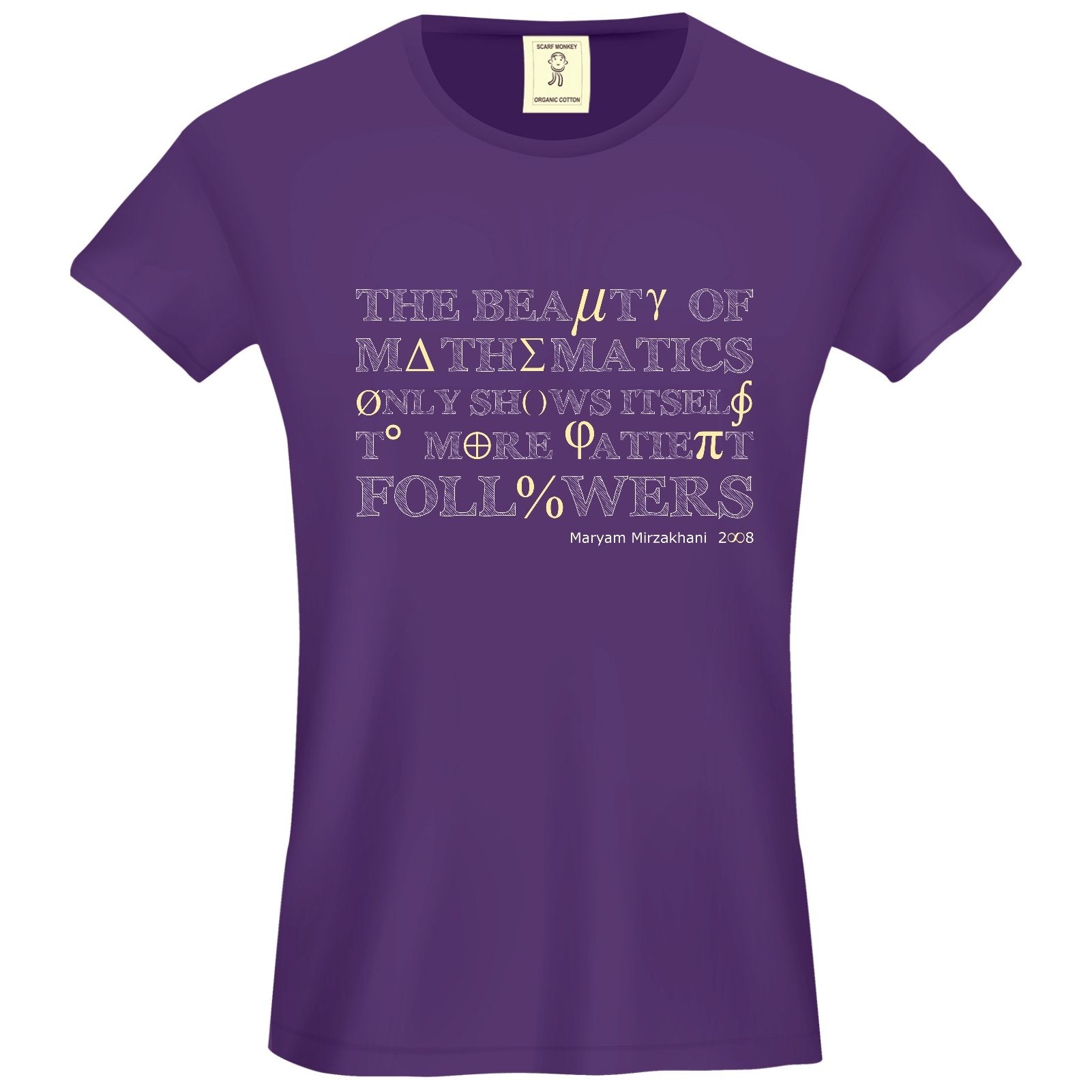 The Beauty of Maths Organic Cotton Girls T Shirt - Scarf Monkey