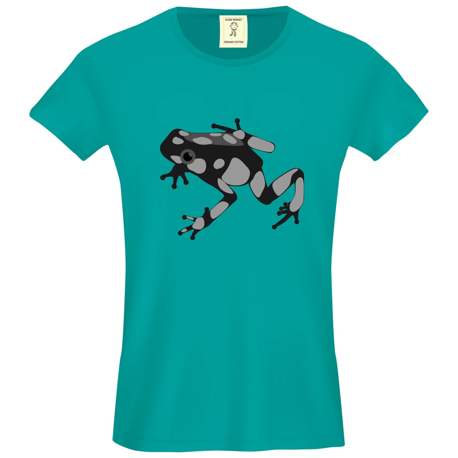 Tree Frog Organic Cotton Girls T-Shirt - Scarf Monkey